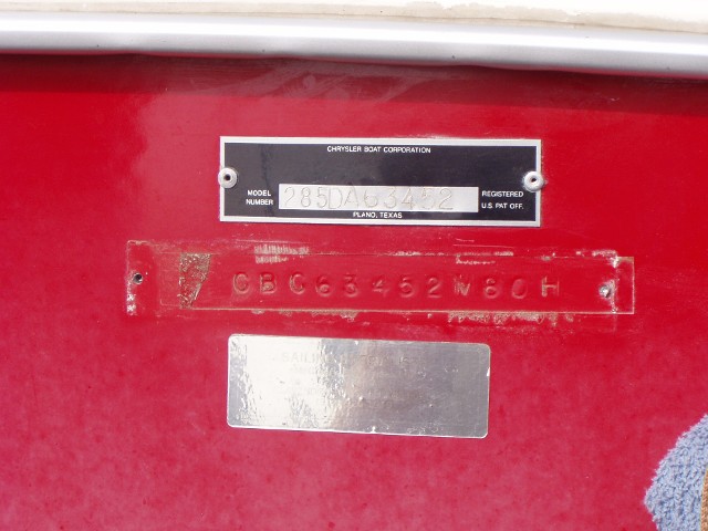 sears aluminum boat serial number